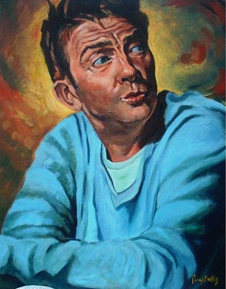  This portrait of Bradley Walsh was Ping's entry in a celebrity portrait competition held in Sheffield's Botanical gardens